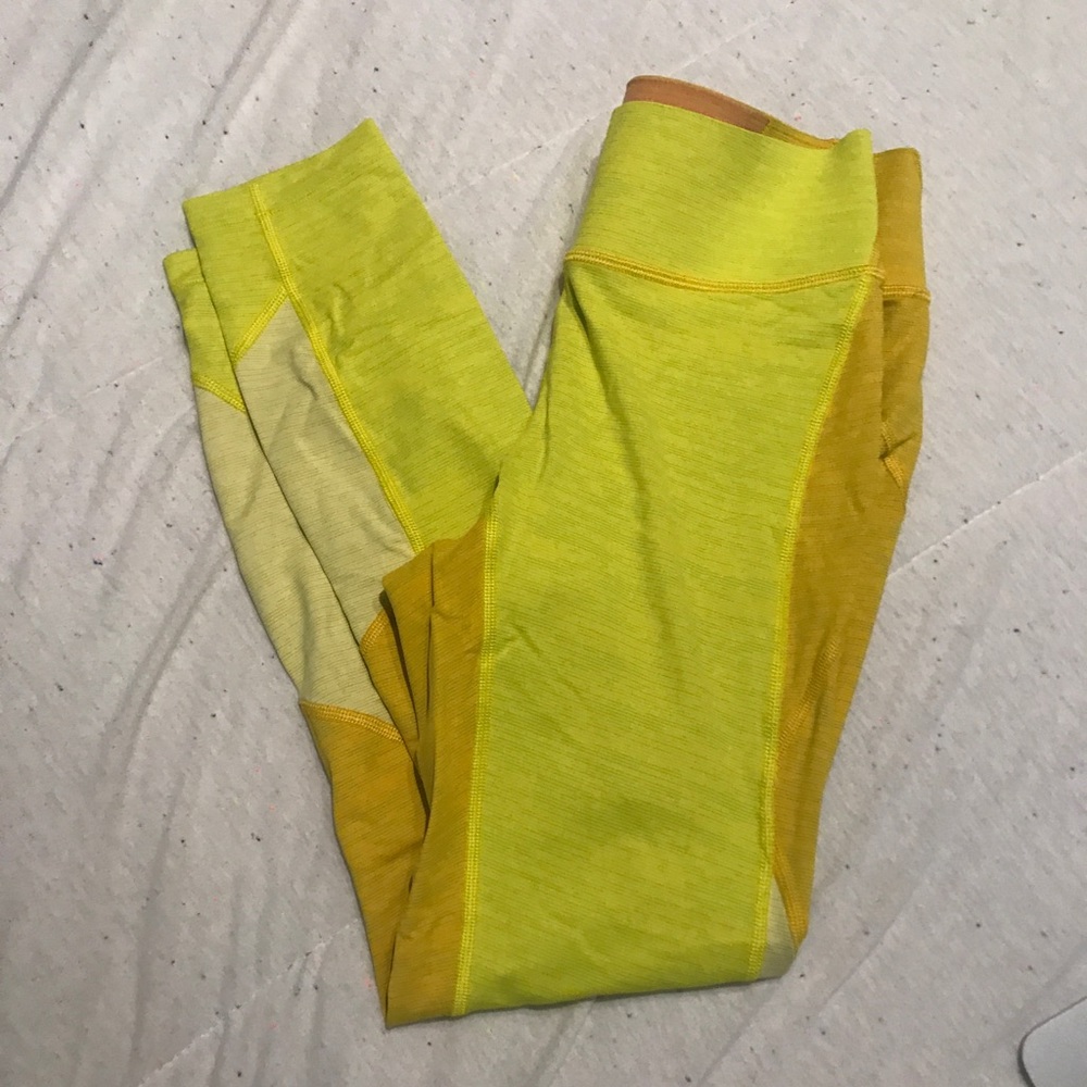 Outdoor voices yellow ZOOM leggings